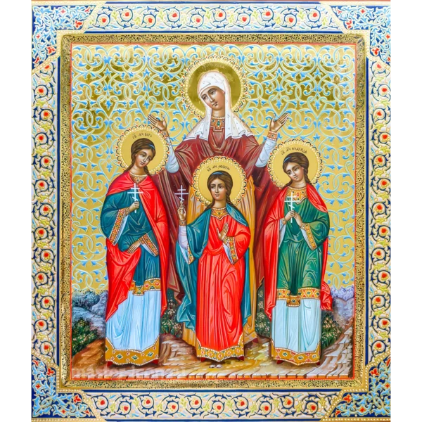 Икона Веры Надежды Любови и Софии