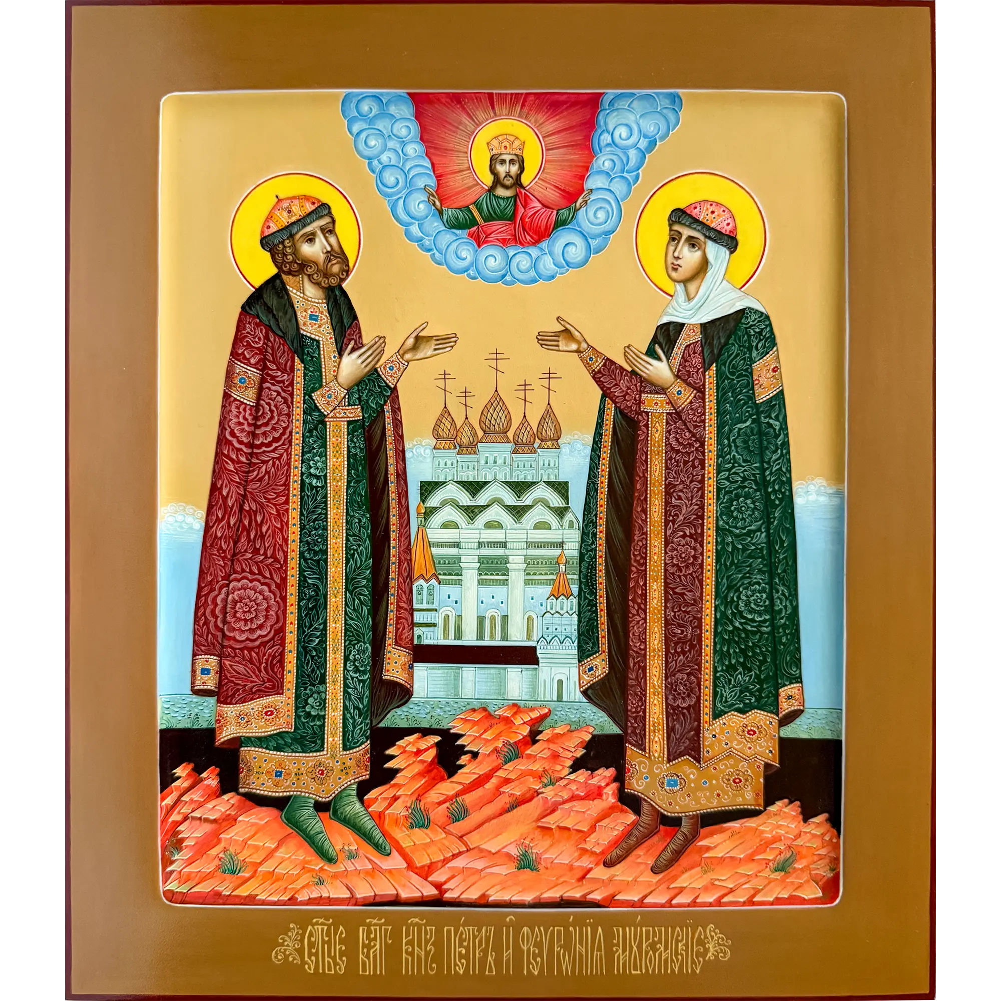 rukopisnaya-ikona-petr-i-fevroniya Рукописная икона Петр и Феврония