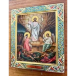 Рукописная икона Воскресение Христово