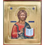 Икона Господь Вседержитель с чеканкой