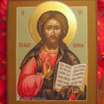 Писанная икона Господь Вседержитель